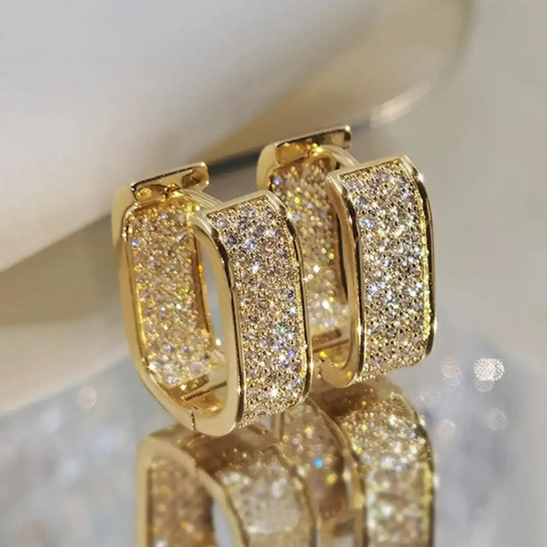 Boucles d'oreilles anneaux Huggie Pavelina