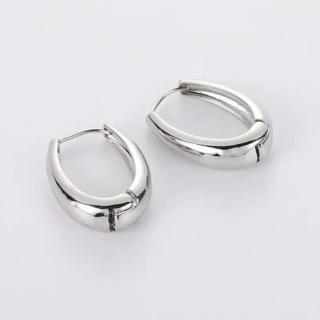 Boucles d'oreilles anneaux Dorés classiques