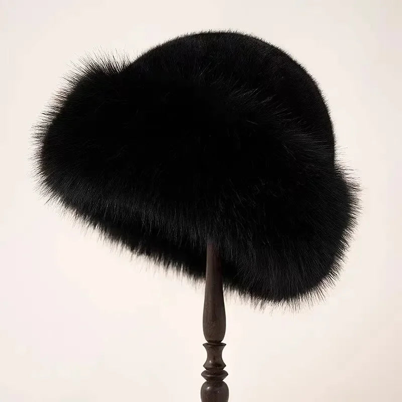 Joséphine | Tuque en fausse fourrure de luxe