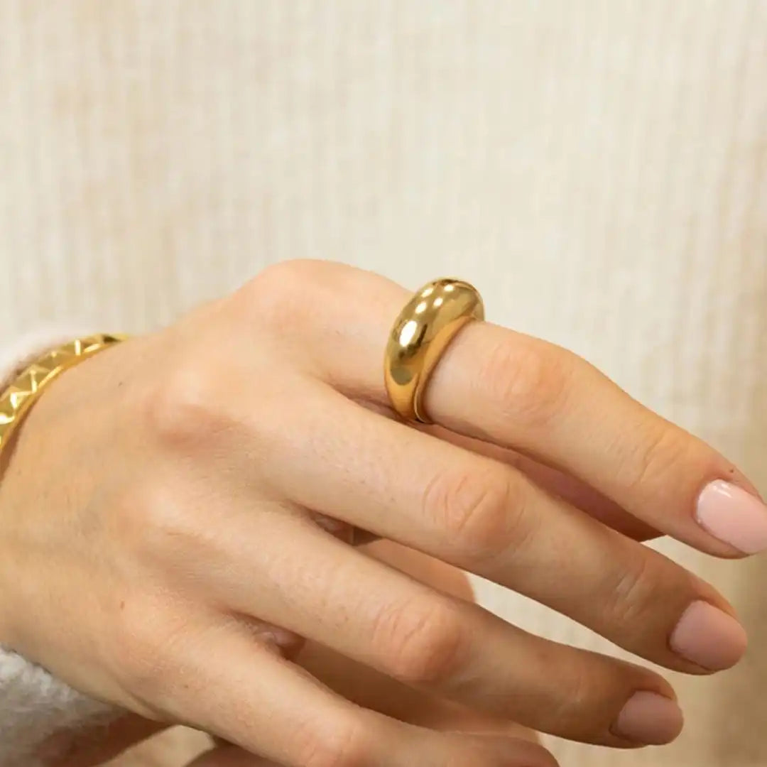 Bague Arche dorée intemporelle