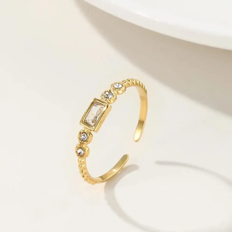 Bague ouverte Baguette Station