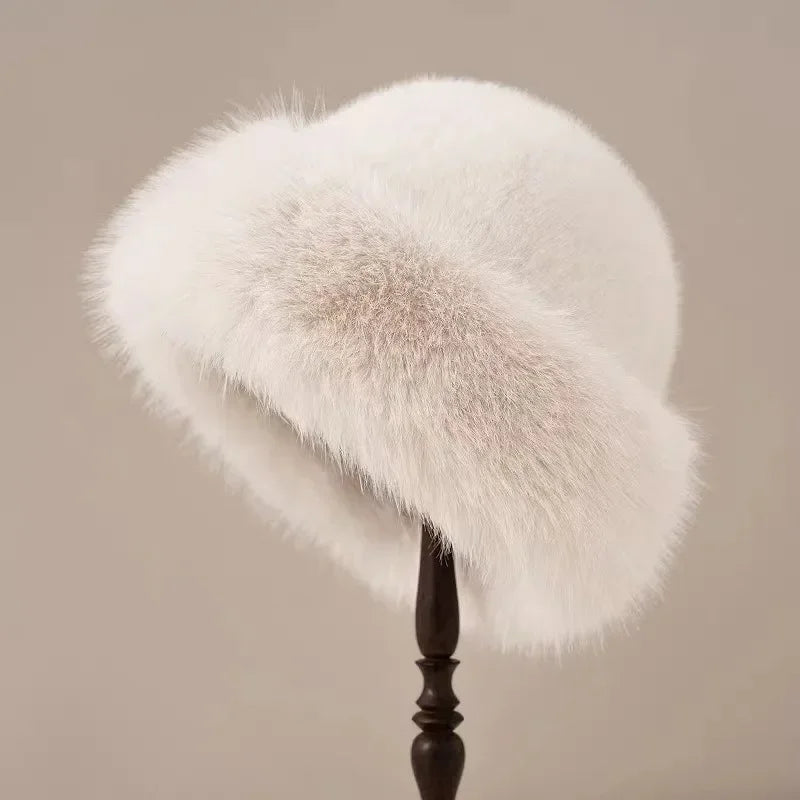 Joséphine | Tuque en fausse fourrure de luxe