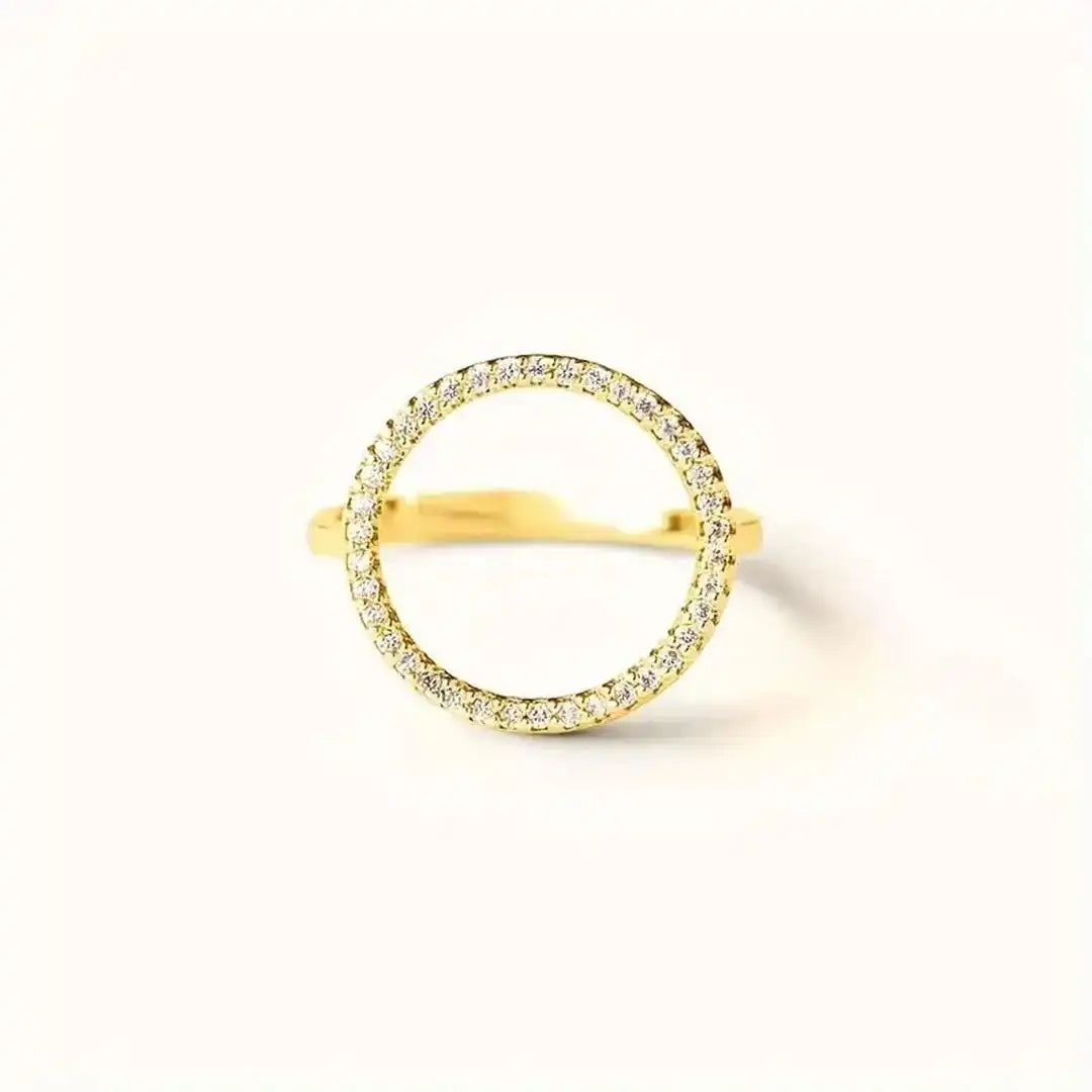 Bague Cercle de zircone cubique ronde