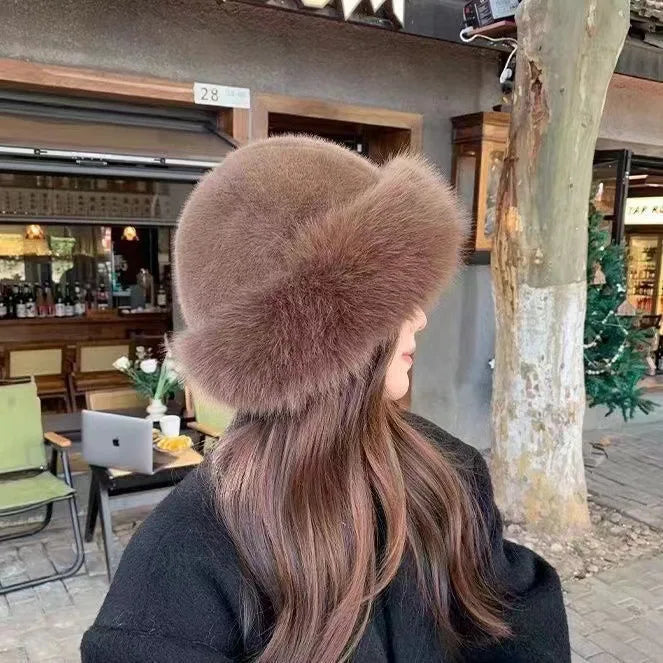 Joséphine | Tuque en fausse fourrure de luxe