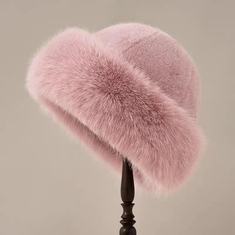 Joséphine | Tuque en fausse fourrure de luxe