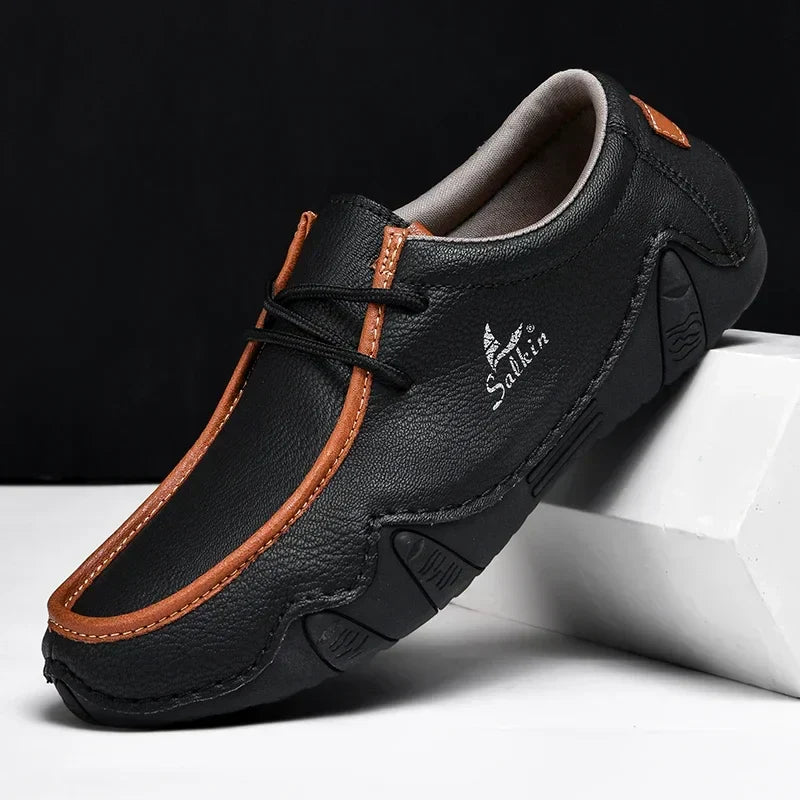 Valerio | Chaussures en cuir avec semelle anatomique