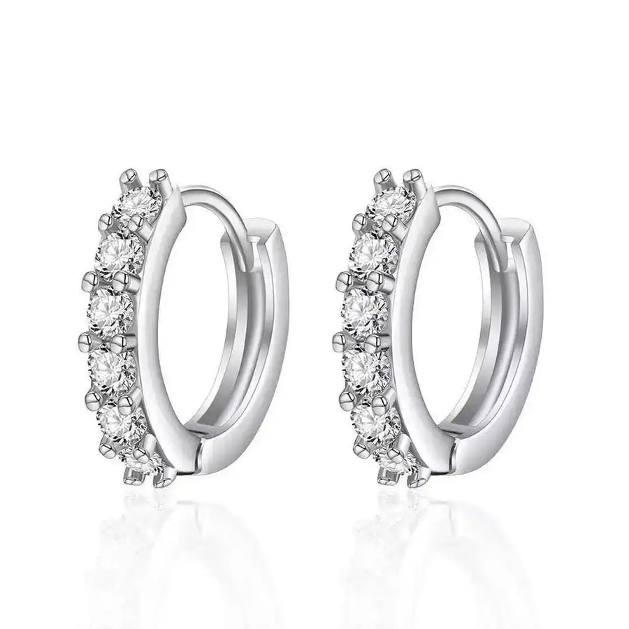 Mini boucles d'oreilles anneaux dorées