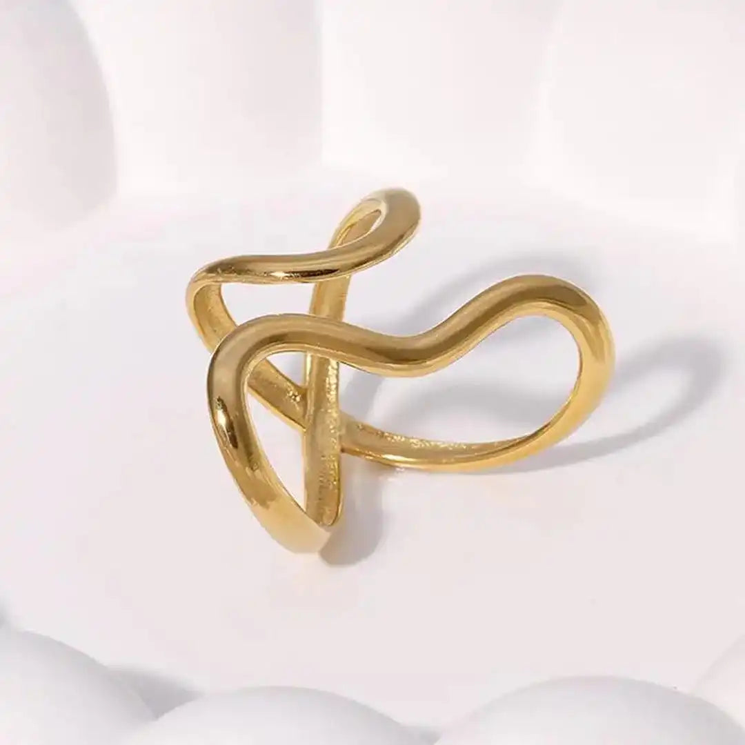 Bague ajustable dorée Enchantement