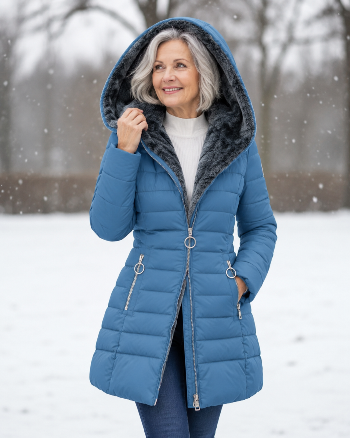 Marga™ | Manteau d'hiver matelassé chaud à capuchon