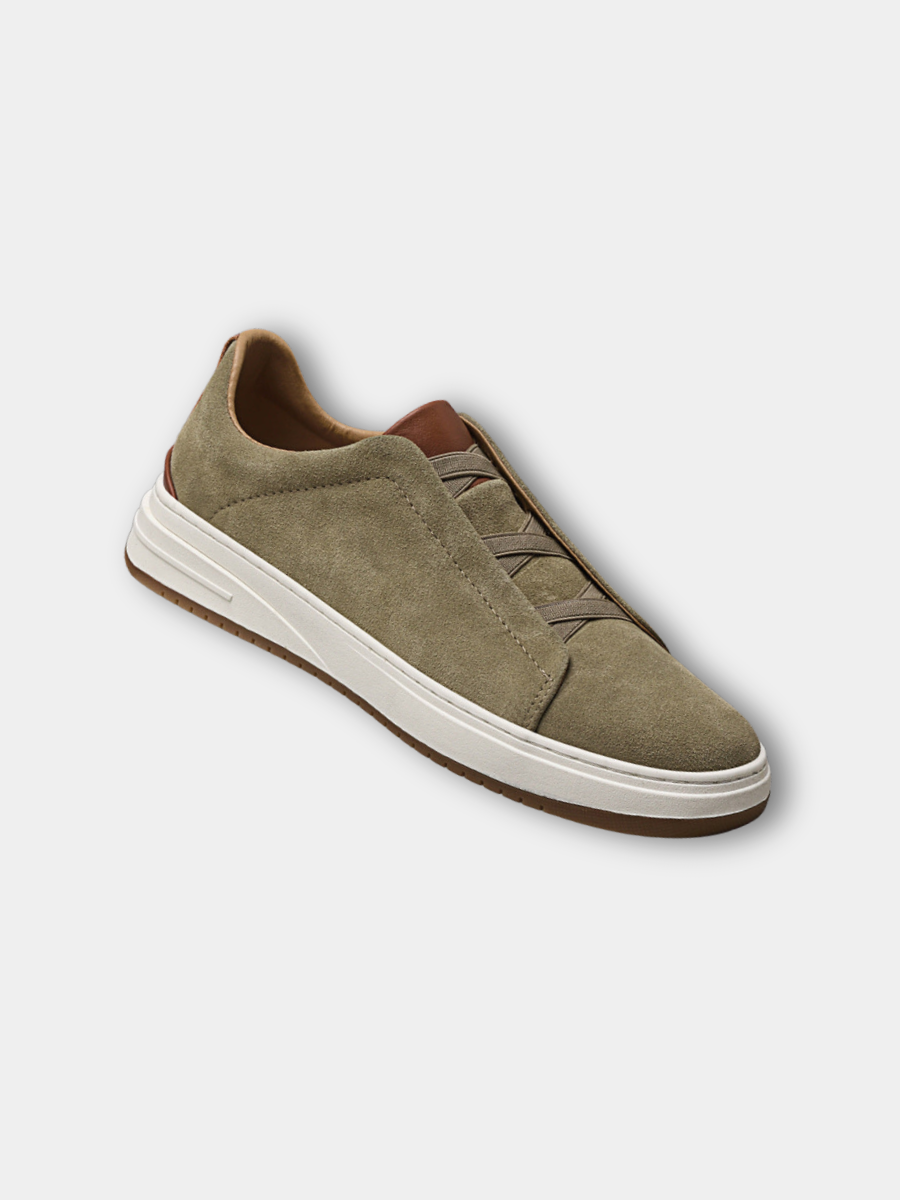 Massimo | Chaussures sans lacets en suède