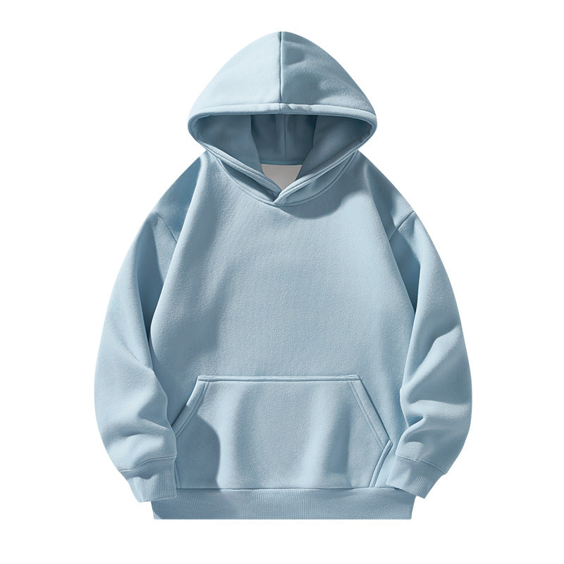 Chandail à capuchon épais doublé molleton pour homme et femme