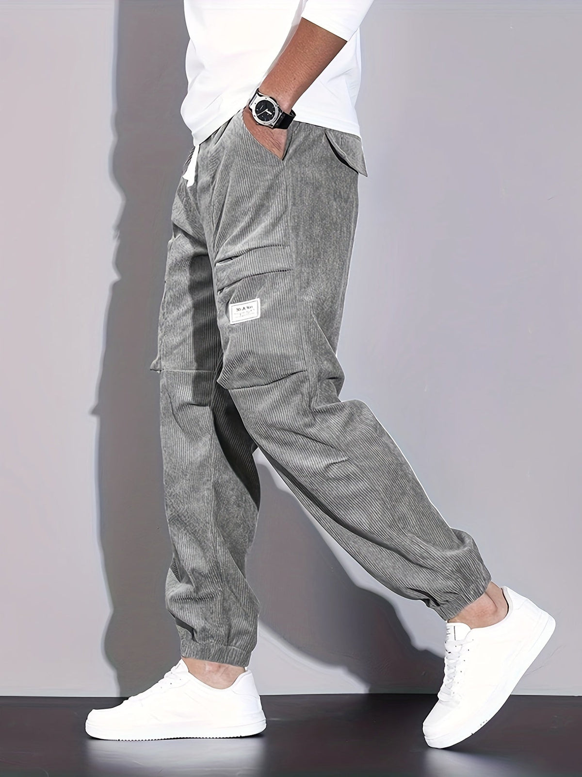 Orlando | Pantalon cargo en velours côtelé