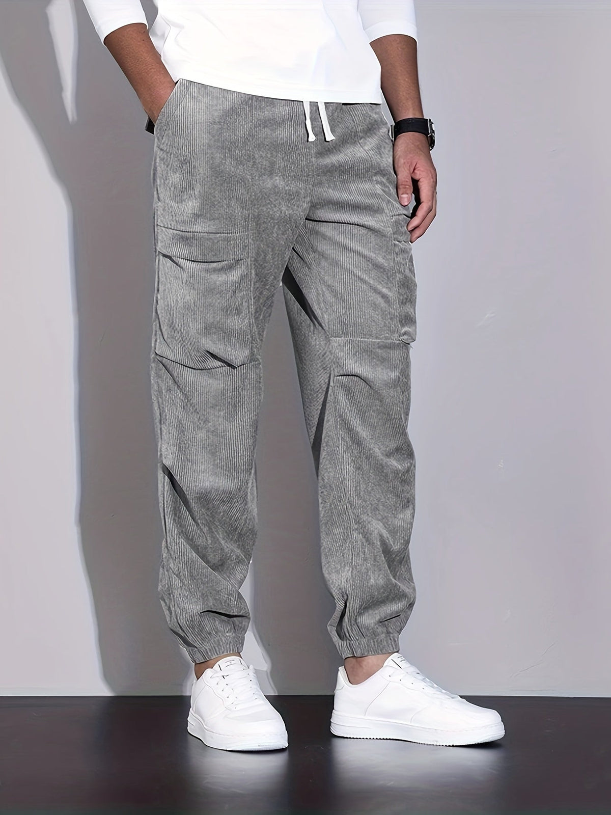 Orlando | Pantalon cargo en velours côtelé
