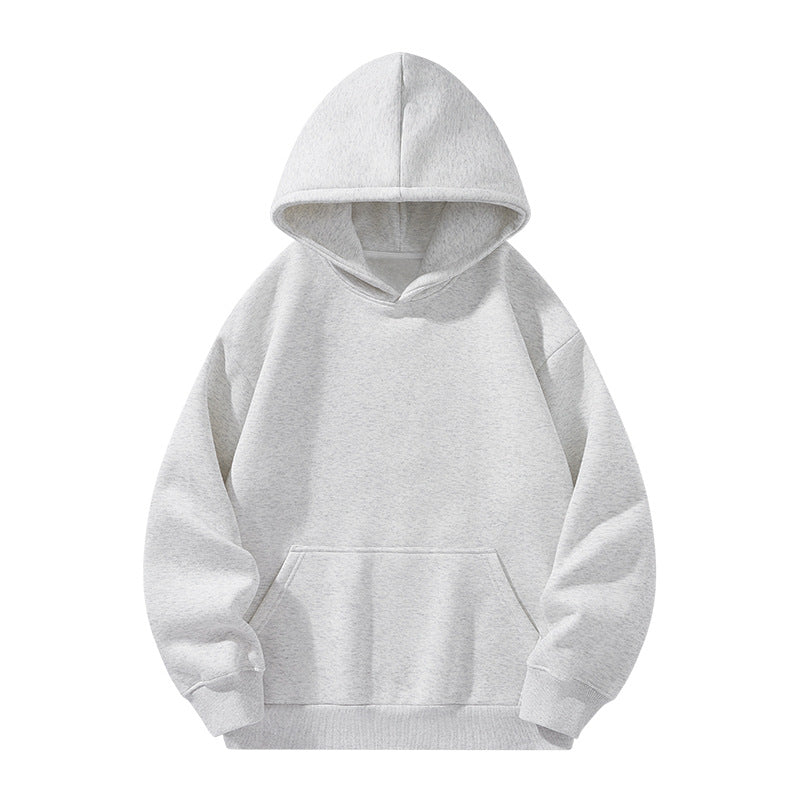 Chandail à capuchon épais doublé molleton pour homme et femme