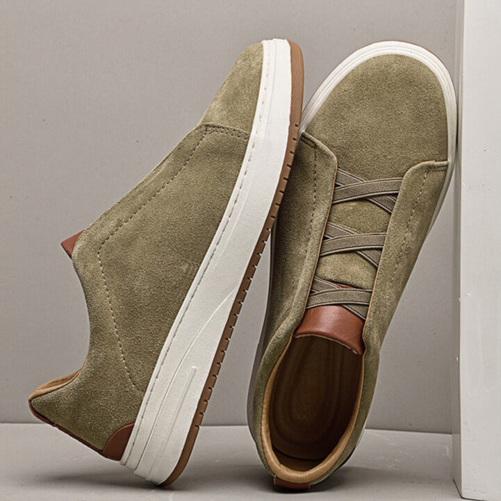 Michele | Chaussures sans lacets en suède