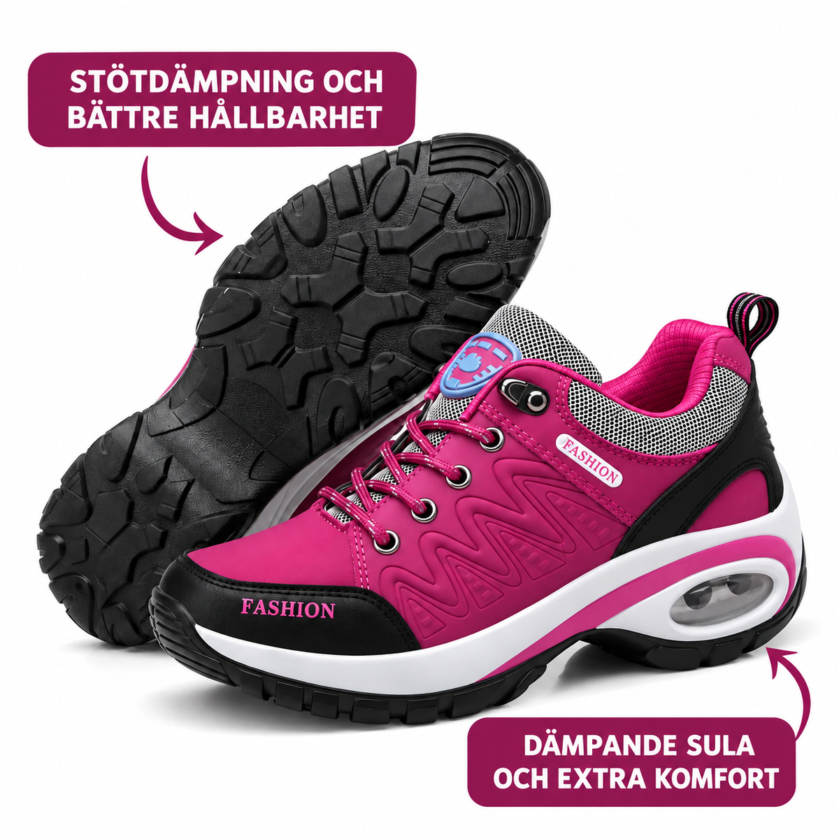 Camilla | Chaussures de marche ergonomiques coussinées