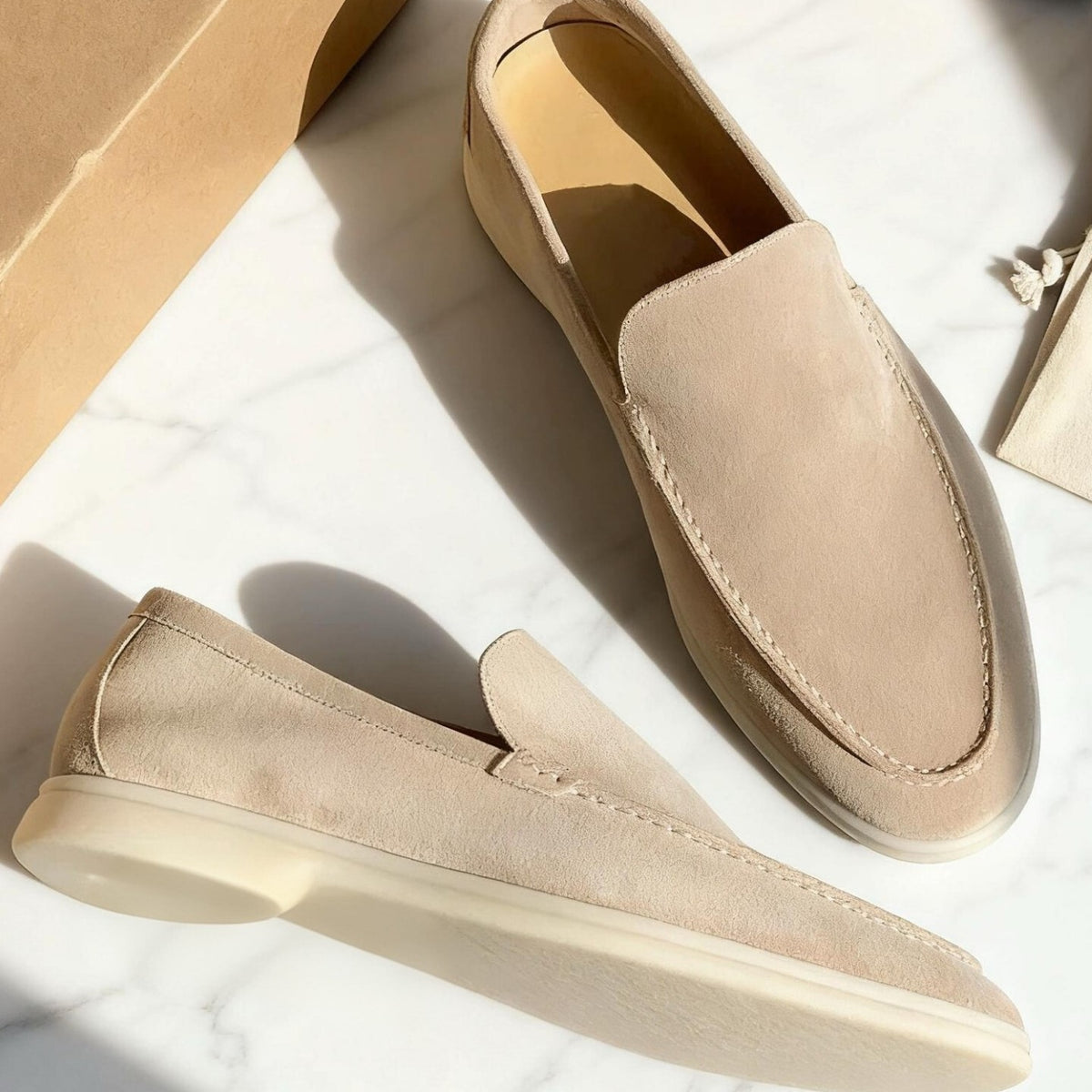 Mocassins classiques à boucle pour homme
