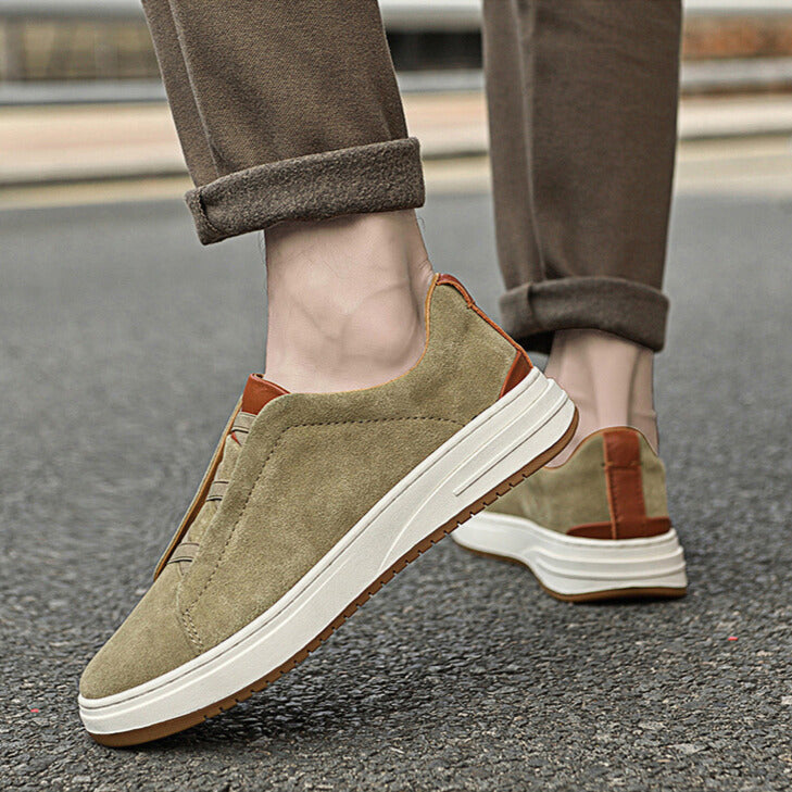 Massimo | Chaussures sans lacets en suède