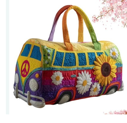 SUNFLOWVANA | Sac de voyage matelassé