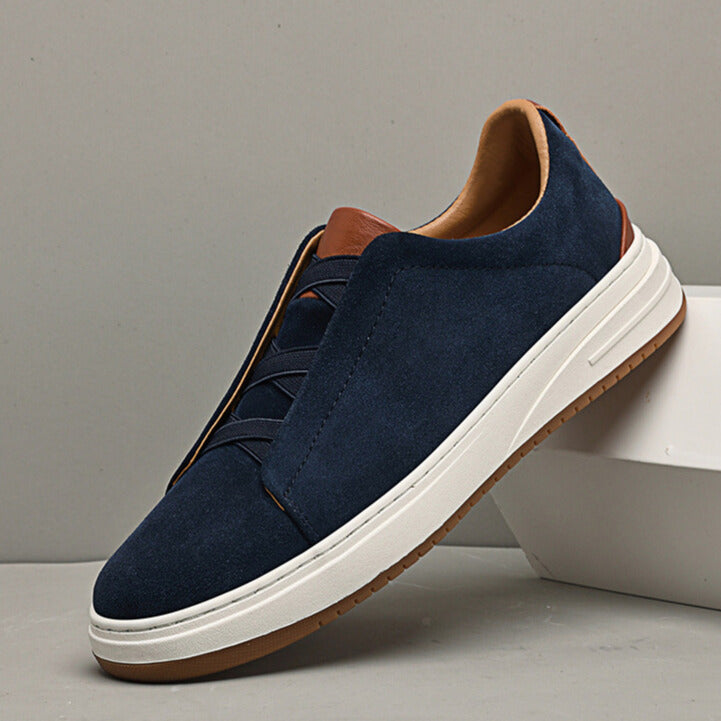 Massimo | Chaussures sans lacets en suède