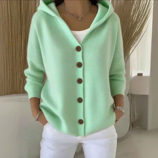 Mercedes | Veste à capuchon en tricot