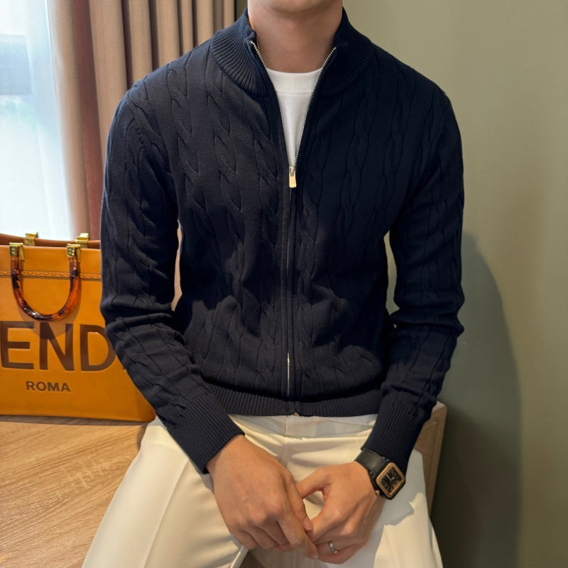 Chandail torsadé grandes tailles pour homme