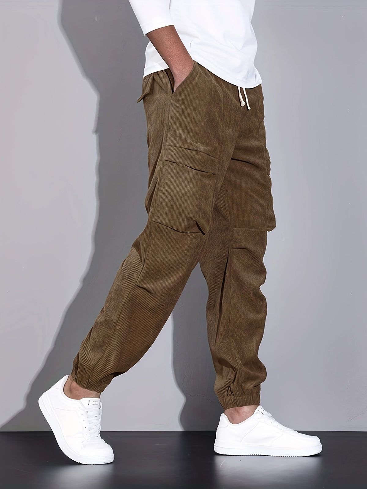 Orlando | Pantalon cargo en velours côtelé