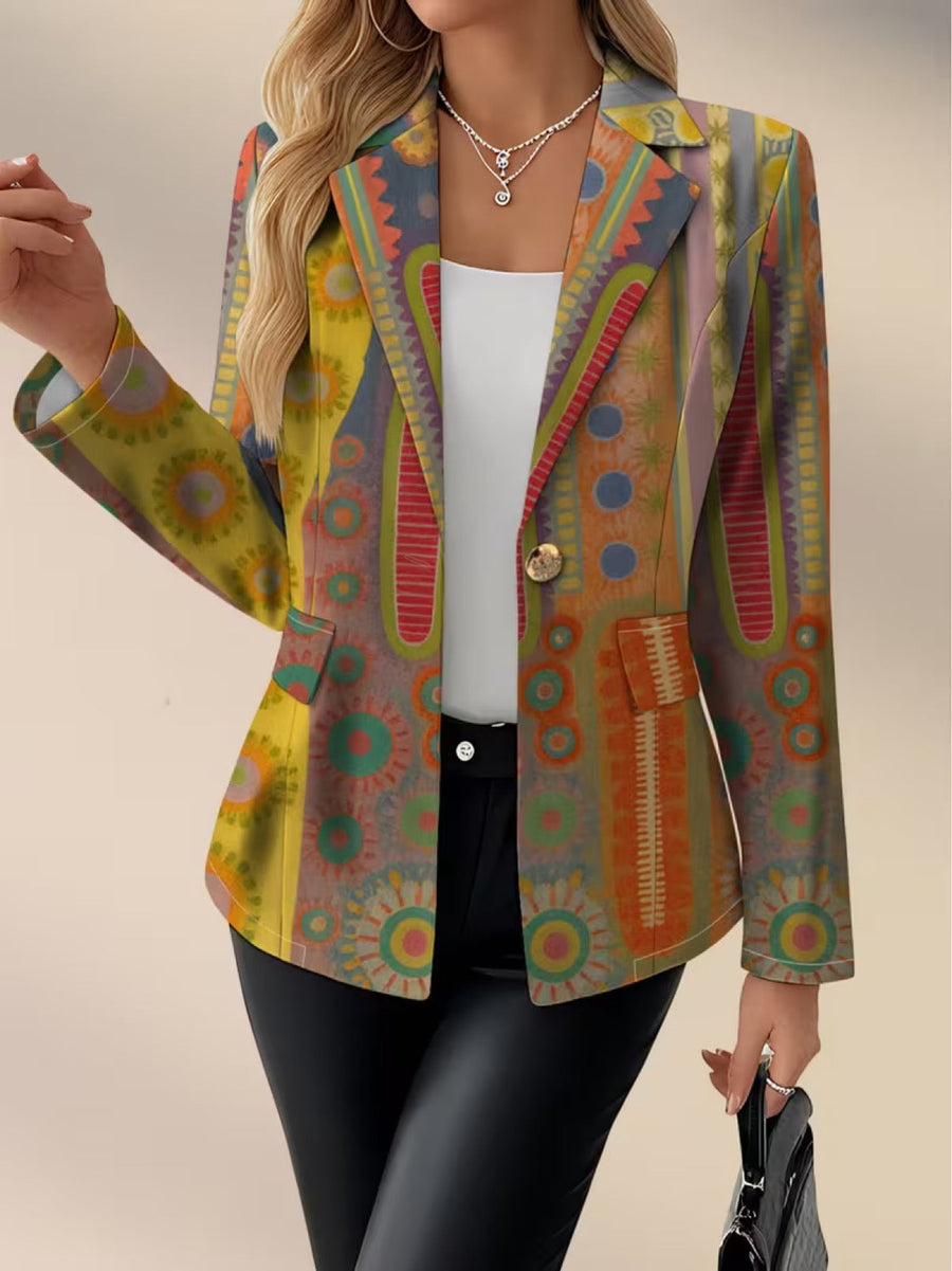 Faustine™ | Blazer bohème à médaillons