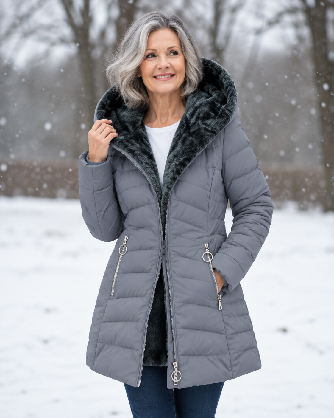 Marga™ | Manteau d'hiver matelassé chaud à capuchon