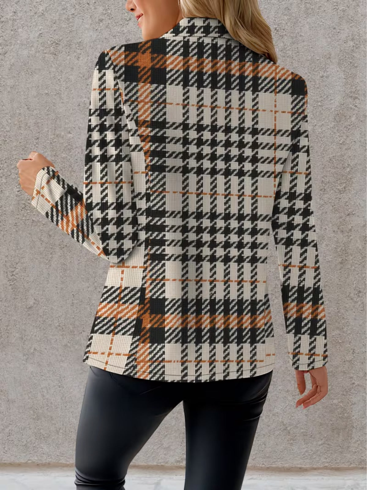 Ghislaine™ | Blazer pied-de-poule