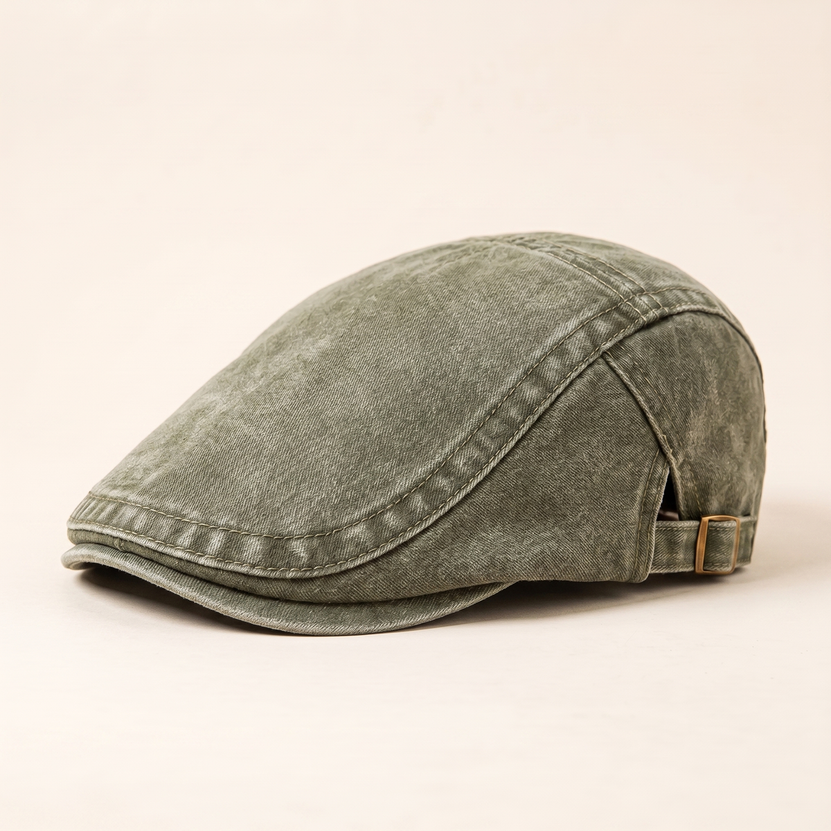 Vito | Casquette plate vintage en denim