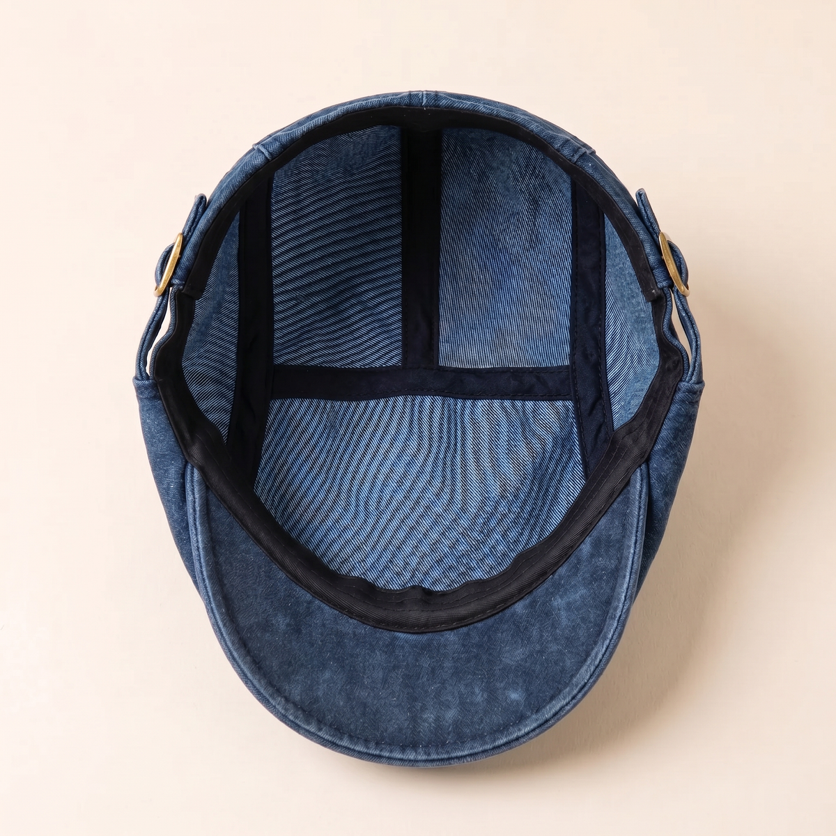 Vito | Casquette plate vintage en denim