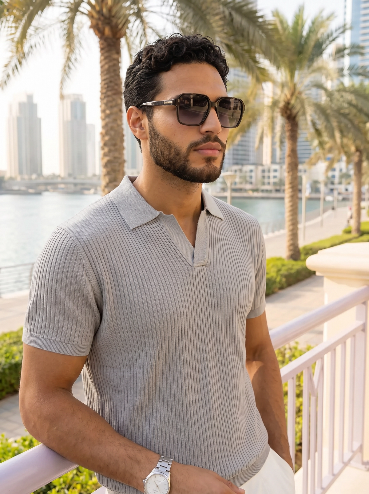 Polo en tricot Monaco
