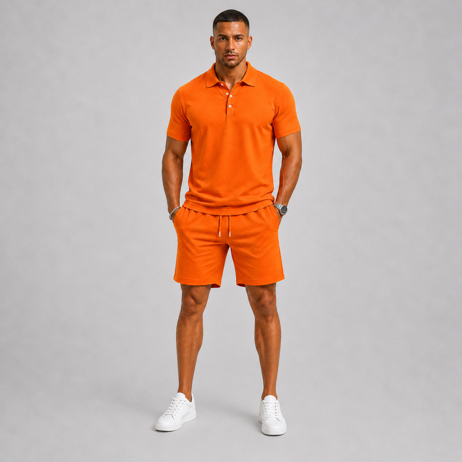Ensemble polo actif d'été