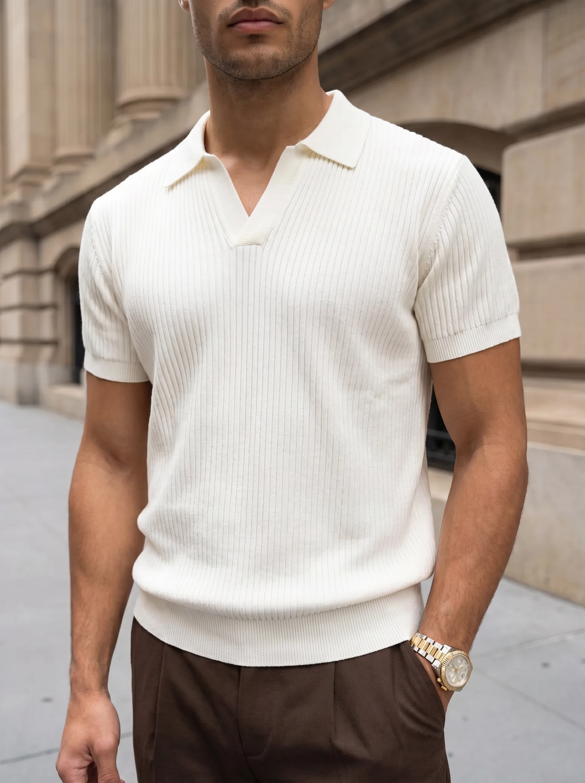 Polo en tricot Monaco