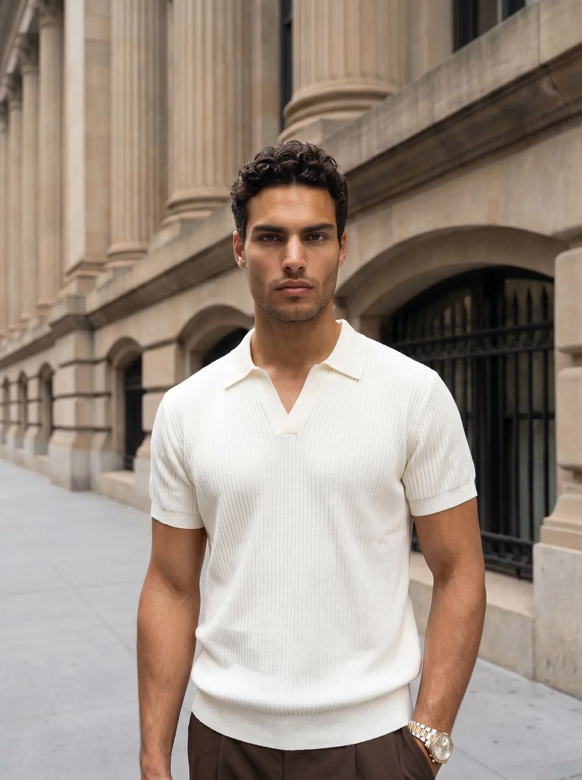 Polo en tricot Monaco