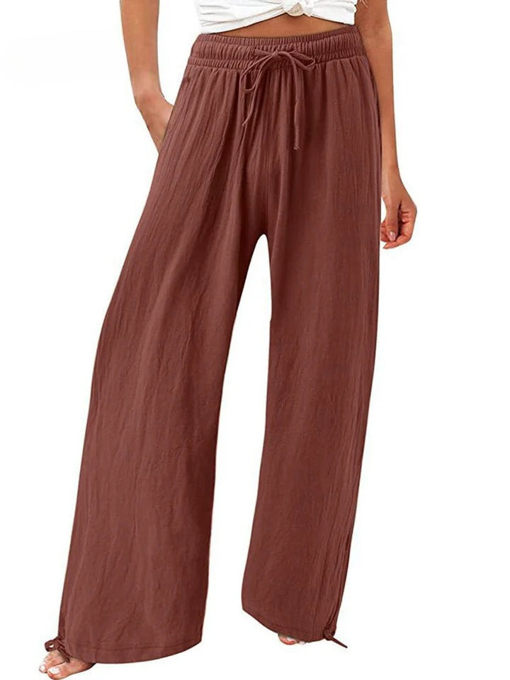 Olwen | Pantalon souple à jambe large