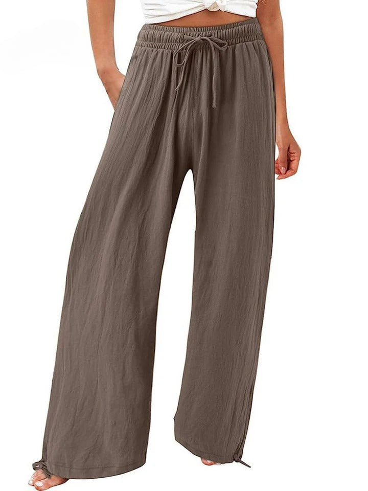 Olwen | Pantalon souple à jambe large