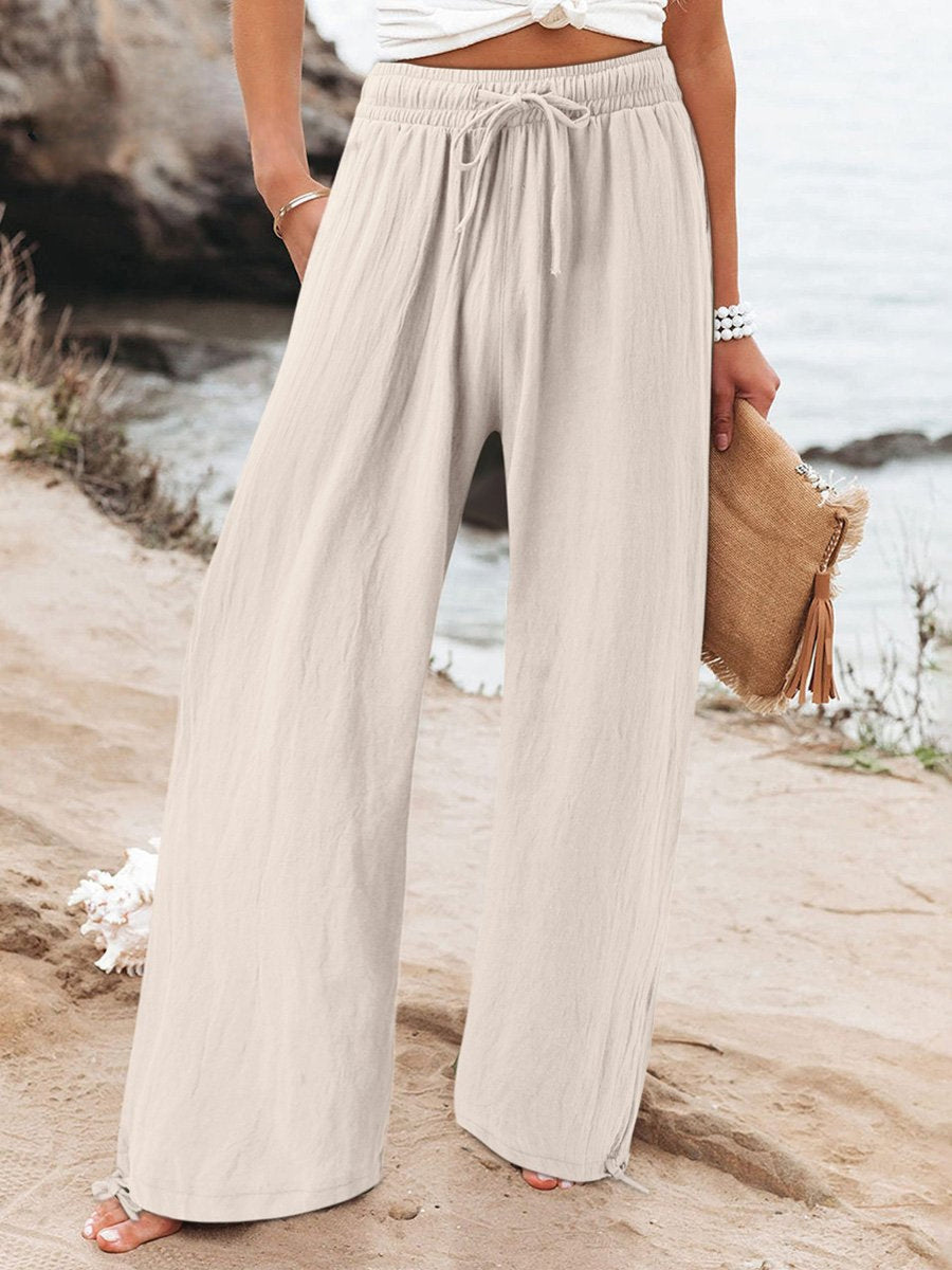 Olwen | Pantalon souple à jambe large
