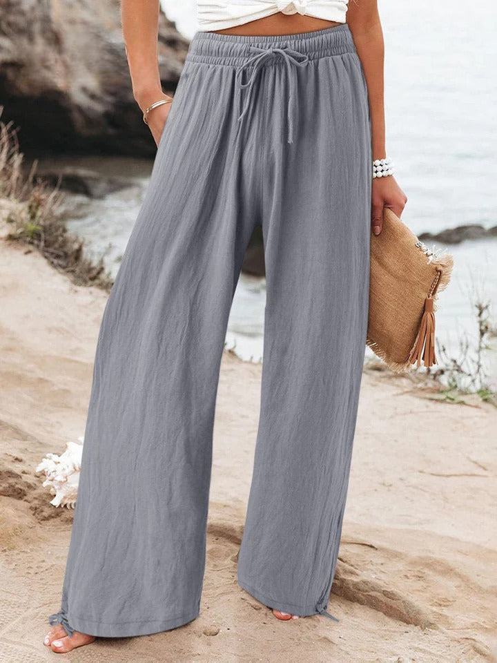 Olwen | Pantalon souple à jambe large