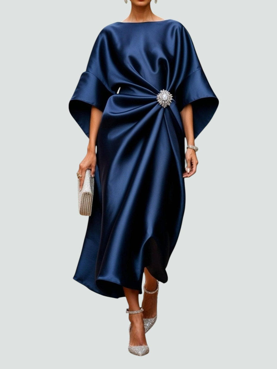 Isabelle | Robe de soirée drapée