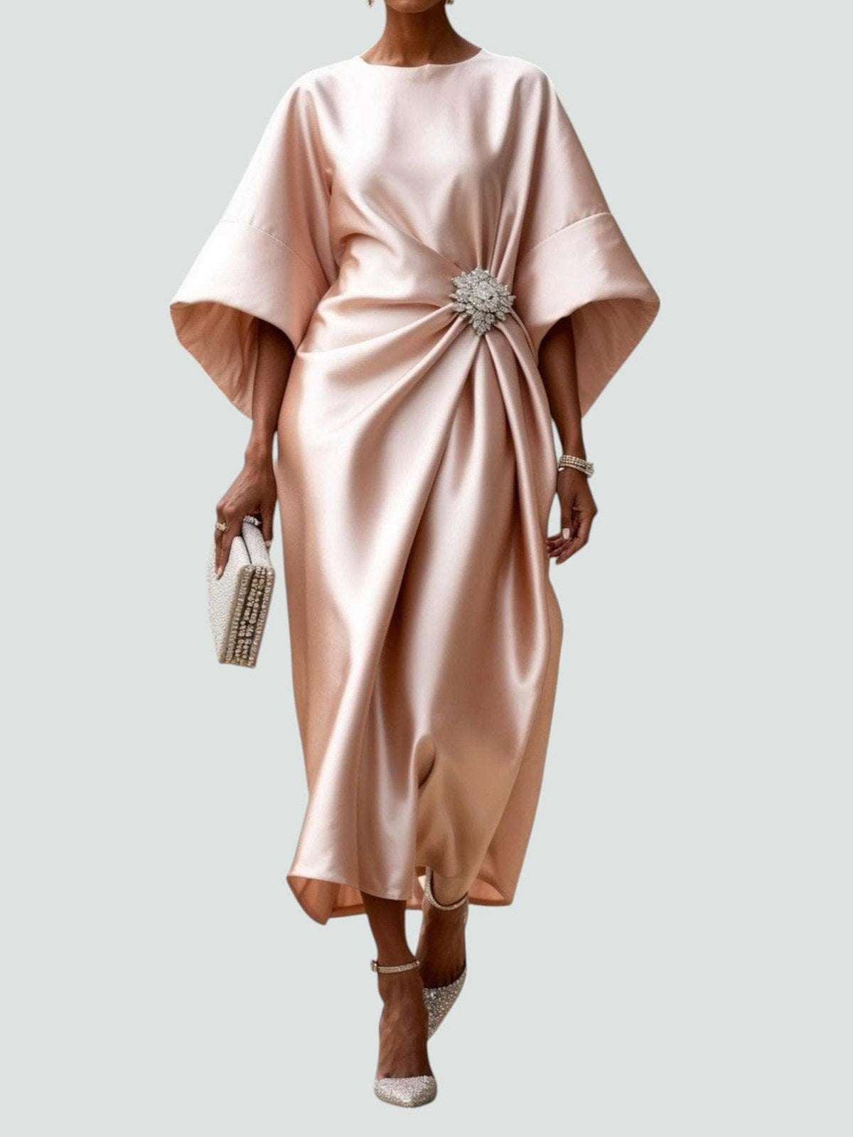 Isabelle | Robe de soirée drapée