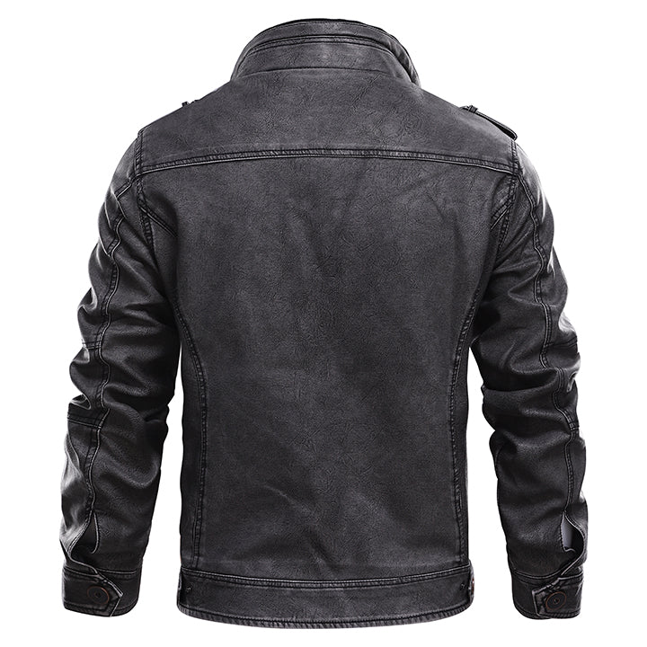 Bruno | Blouson motard en similicuir