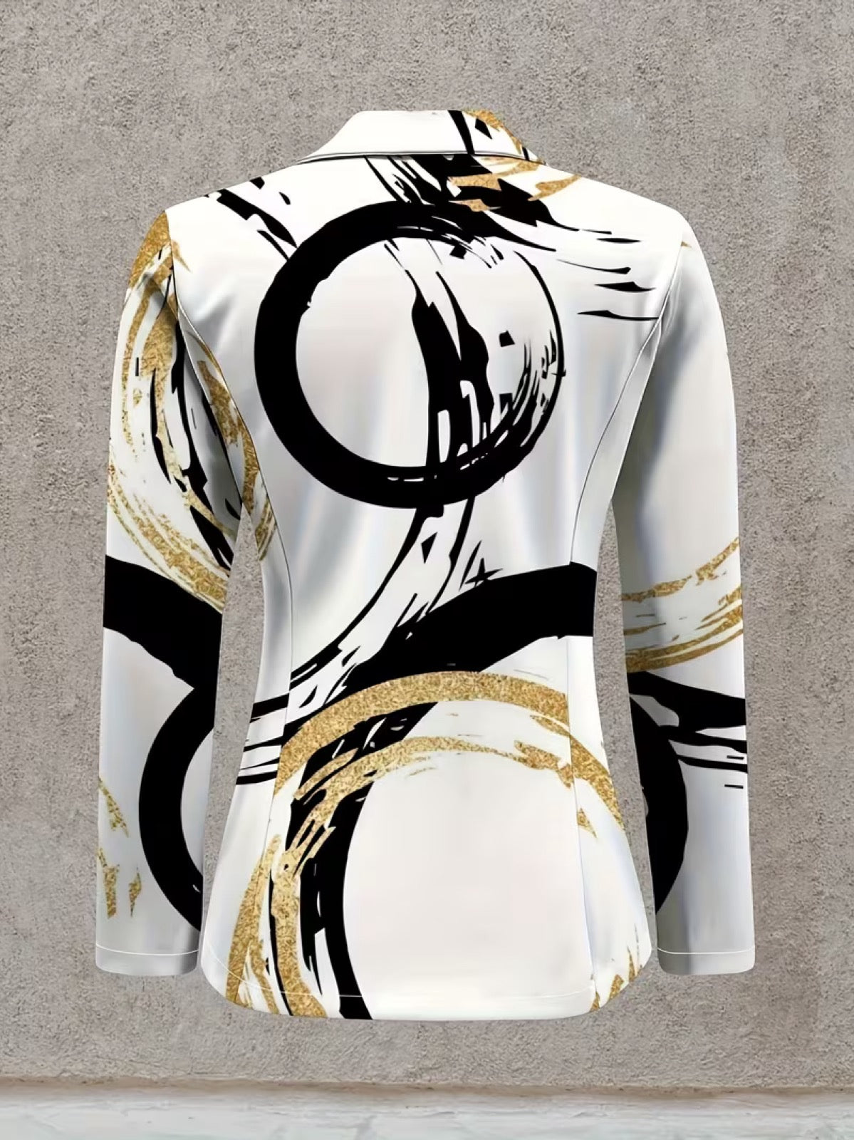 Noemine™ | Blazer coups de pinceau abstraits
