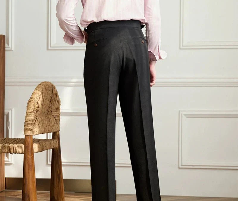 Nazario | Pantalon fluide à taille haute