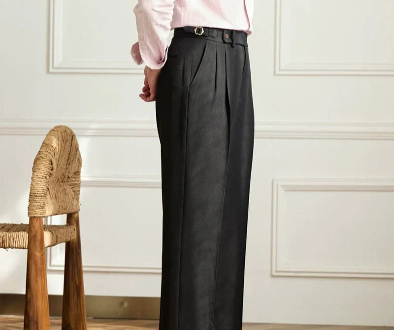 Nazario | Pantalon fluide à taille haute