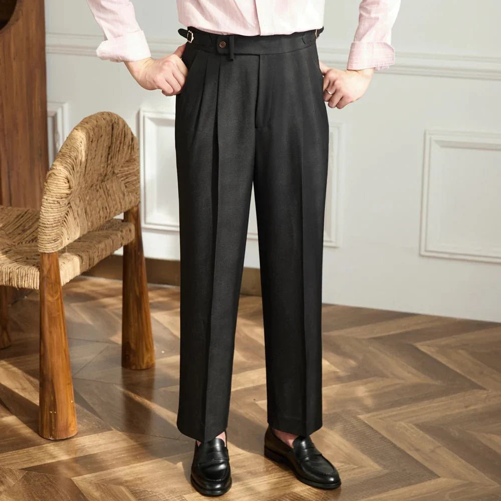 Nazario | Pantalon fluide à taille haute