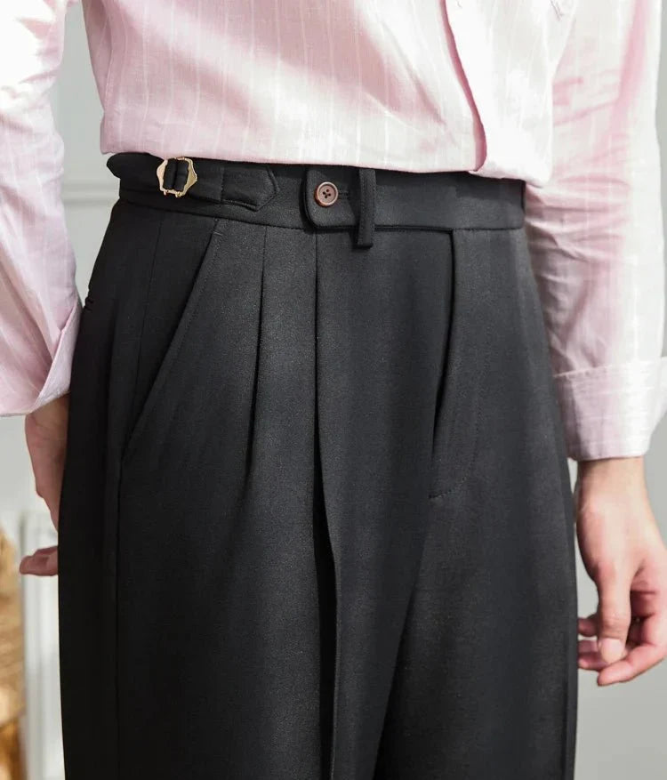 Nazario | Pantalon fluide à taille haute