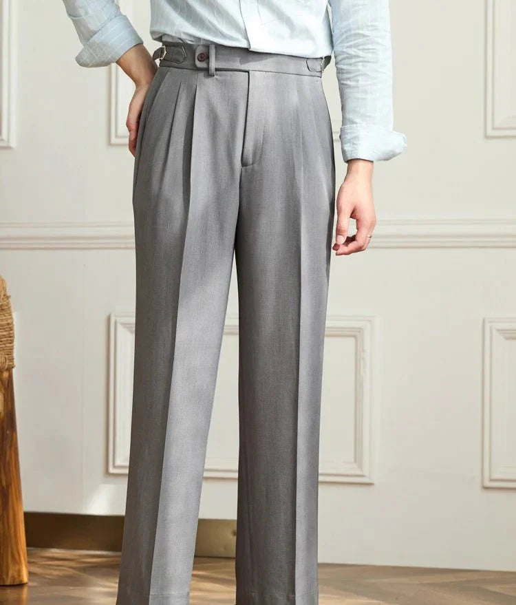 Nazario | Pantalon fluide à taille haute