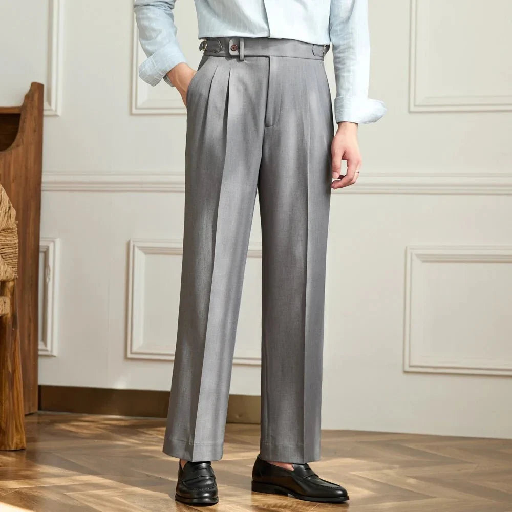 Nazario | Pantalon fluide à taille haute